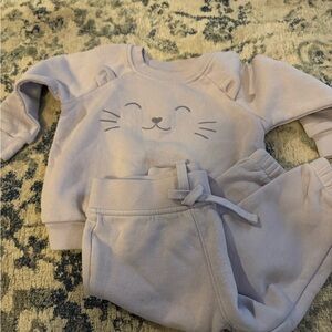 Janie and Jack Lavender Baby Outfit